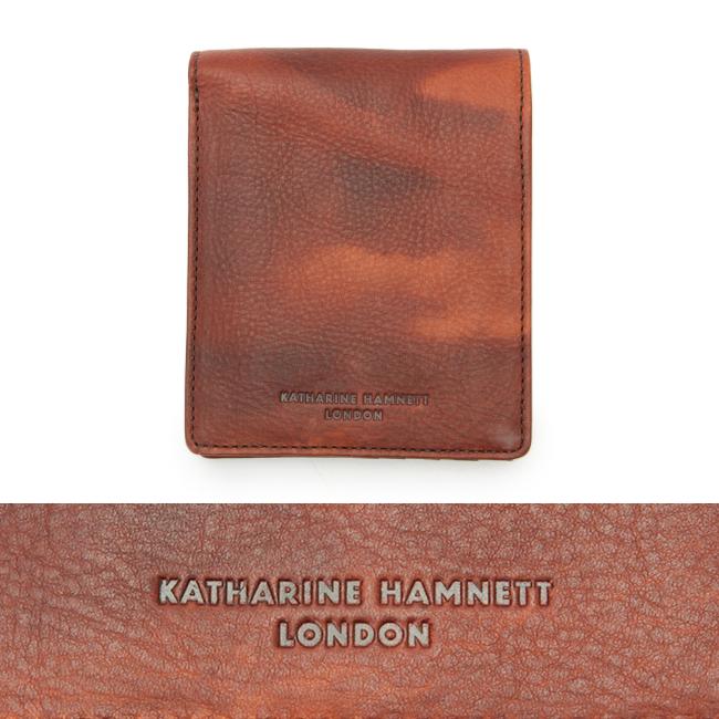 最大41% 9/6限定 キャサリンハムネット 財布 二つ折り財布 メンズ レディース レザー 本革 KATHARINE HAMNETT 490-59200 | KATHARINE HAMNETT | 08