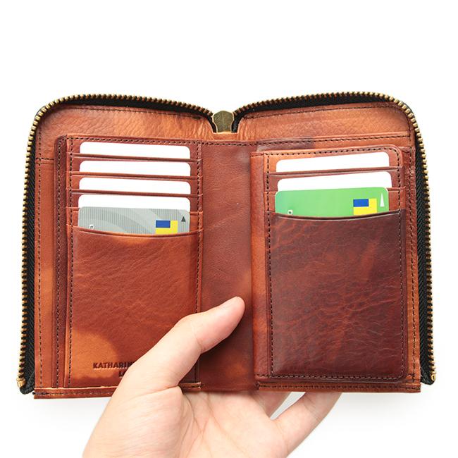 最大41% 9/17限定 キャサリンハムネット 財布 二つ折り財布 メンズ レディース レザー 本革 KATHARINE HAMNETT 490-59202 | KATHARINE HAMNETT | 12