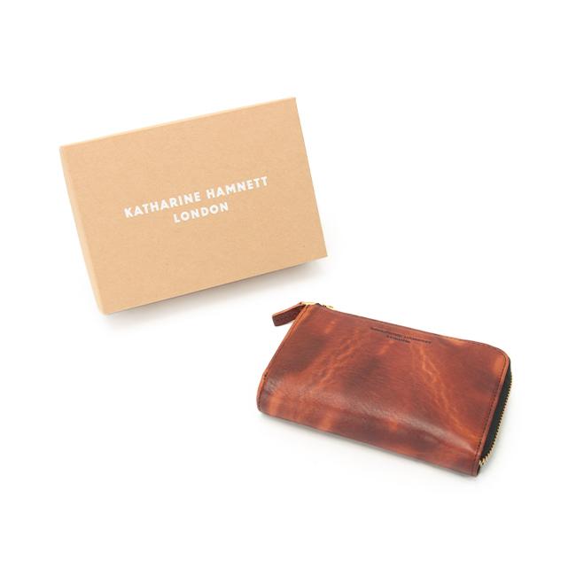 最大41% 9/17限定 キャサリンハムネット 財布 二つ折り財布 メンズ レディース レザー 本革 KATHARINE HAMNETT 490-59202 | KATHARINE HAMNETT | 16