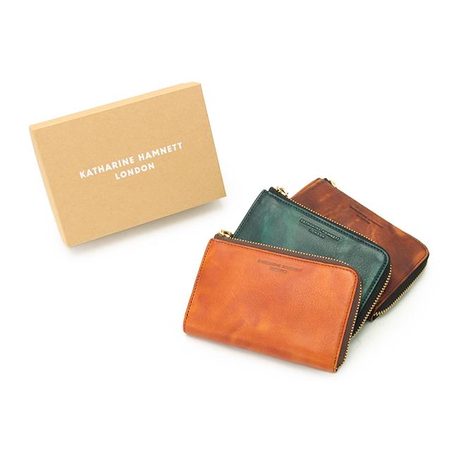 最大41% 9/17限定 キャサリンハムネット 財布 二つ折り財布 メンズ レディース レザー 本革 KATHARINE HAMNETT 490-59202 | KATHARINE HAMNETT | 06