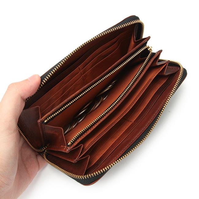 最大51% 2/17まで キャサリンハムネット 財布 長財布 メンズ レディース ブランド 本革 大容量 レザー ラウンドファスナー KATHARINE HAMNETT 490-59204 | KATHARINE HAMNETT | 10