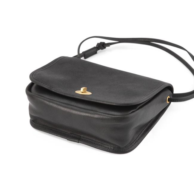 美品　SLOW レザーサコッシュ　ブラック　BONO ボーノ セール10%OFF 当店限定 スロウ バッグ SLOW サコッシュ