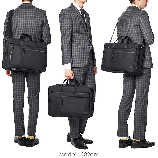 ポーター インタラクティブ 2WAYオーバーナイトブリーフケース 536-16151 ビジネスバッグ メンズ 50代 40代 通勤 撥水 ブランド 吉田カバン PORTER | INTERACTIVE（PORTER） | 05