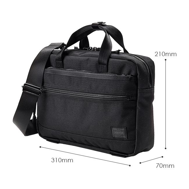 ポーター インタラクティブ 2WAYブリーフケース 536-16154 ビジネスバッグ メンズ 50代 40代 通勤 撥水 薄型 小さめ スリム 吉田カバン PORTER | INTERACTIVE（PORTER） | 03