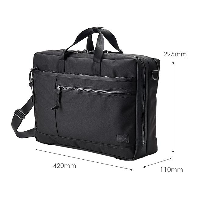 ポーター インタラクティブ 2WAYブリーフケース 536-17048 ビジネスバッグ メンズ 50代 40代 通勤 撥水 大容量 大きめ 吉田カバン PORTER | INTERACTIVE（PORTER） | 03