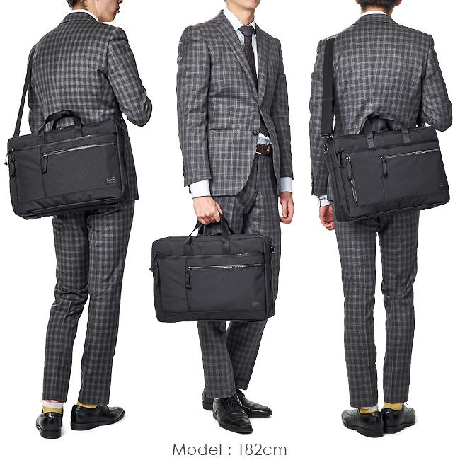 ポーター インタラクティブ 2WAYブリーフケース 536-17048 ビジネスバッグ メンズ 50代 40代 通勤 撥水 大容量 大きめ 吉田カバン PORTER | INTERACTIVE（PORTER） | 05