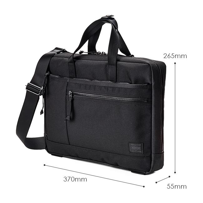 ポーター インタラクティブ 2WAYブリーフケース(S) 536-17050 ビジネスバッグ メンズ 50代 40代 通勤 軽量 撥水 薄型 スリム 吉田カバン PORTER | INTERACTIVE（PORTER） | 03