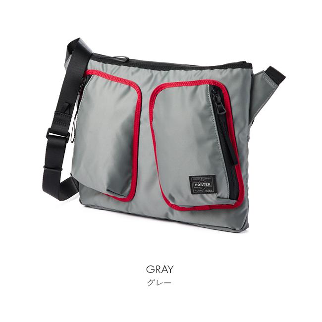 ポーター コンパート ショルダーバッグ 538-16164 サコッシュ メンズ レディース ブランド 斜めがけ 軽量 薄型 スリム 吉田カバン PORTER | PORTER | 05