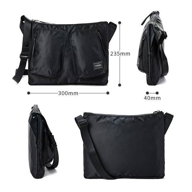 ポーター コンパート ショルダーバッグ 538-16164 サコッシュ メンズ レディース ブランド 斜めがけ 軽量 薄型 スリム 吉田カバン PORTER | PORTER | 06