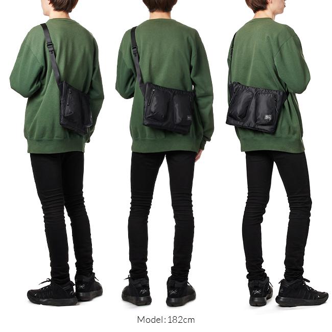 ポーター コンパート ショルダーバッグ 538-16164 サコッシュ メンズ レディース ブランド 斜めがけ 軽量 薄型 スリム 吉田カバン PORTER | PORTER | 07