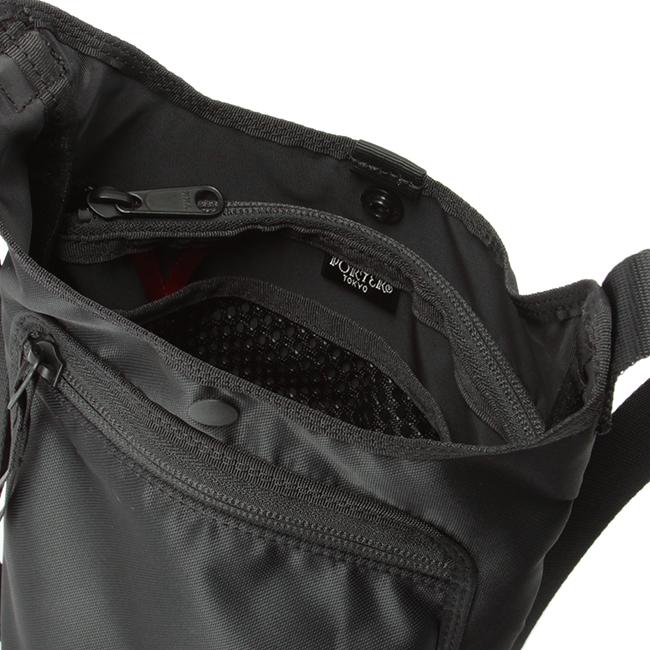 ポーター コンパート ショルダーバッグ 538-16165 メンズ レディース ブランド ミニ コンパクト 小さめ 斜めがけ 軽量 縦型 薄型 スリム 吉田カバン PORTER | PORTER | 14