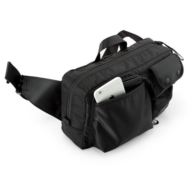 ポーター コンパート ウエストバッグ 538-16167 ボディバッグ メンズ レディース ブランド 斜めがけ 軽量 横型 横開き 吉田カバン PORTER | PORTER | 11