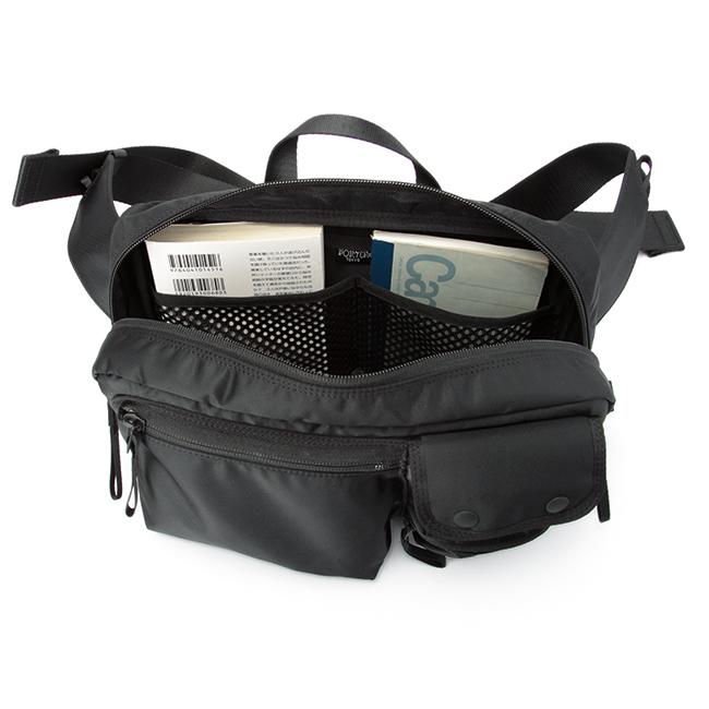 ポーター コンパート ウエストバッグ 538-16167 ボディバッグ メンズ レディース ブランド 斜めがけ 軽量 横型 横開き 吉田カバン PORTER | PORTER | 14