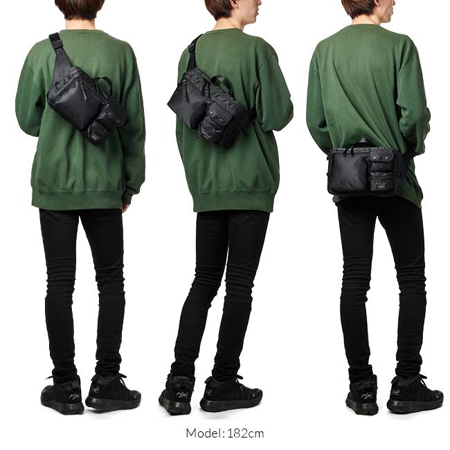 ポーター コンパート ウエストバッグ 538-16167 ボディバッグ メンズ レディース ブランド 斜めがけ 軽量 横型 横開き 吉田カバン PORTER | PORTER | 07