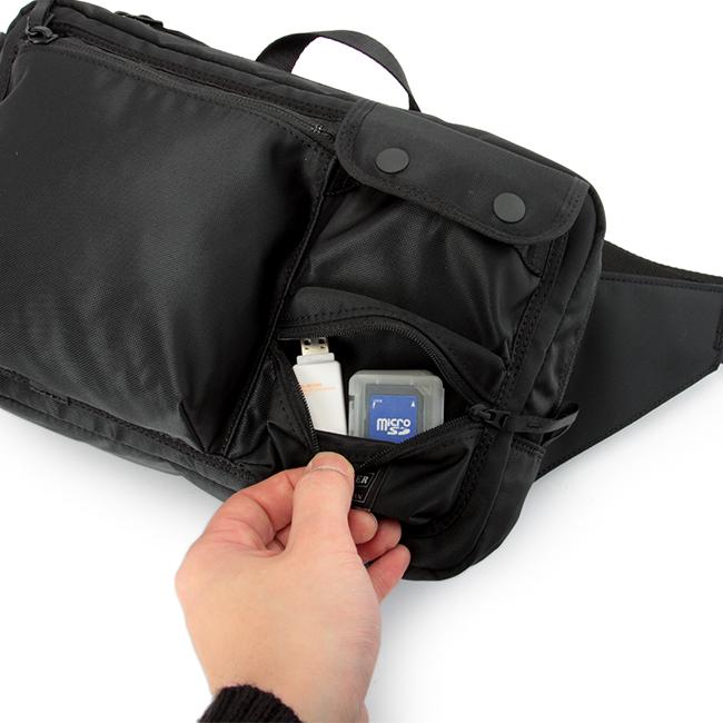 ポーター コンパート ウエストバッグ 538-16167 ボディバッグ メンズ レディース ブランド 斜めがけ 軽量 横型 横開き 吉田カバン PORTER | PORTER | 10