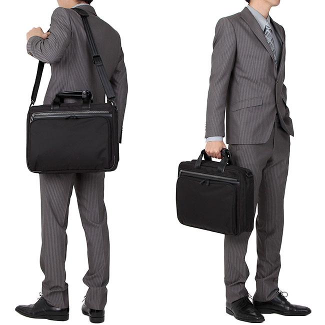 エース ジーン ビジネスバッグ メンズ 50代 40代 2WAY 通勤 軽量 フレックスライト フィット ace.GENE LABEL 54558 5年保証 | Ace | 01