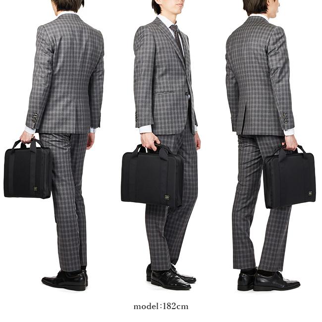 ポーター クリップ ブリーフケース 550-08960 ビジネスバッグ メンズ 50代 40代 通勤 軽量 薄型 スリム 吉田カバン PORTER | CLIP（PORTER） | 06