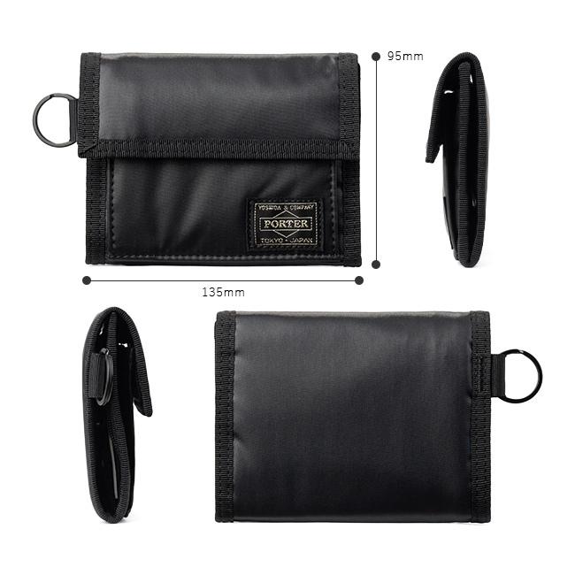 ポーター カプセル ウォレット 555-06440 PORTER CAPSULE 吉田カバン 財布 三つ折り財布 三つ折り ミドルウォレット ナイロン メンズ レディース 日本製 | CAPSULE（PORTER） | 05