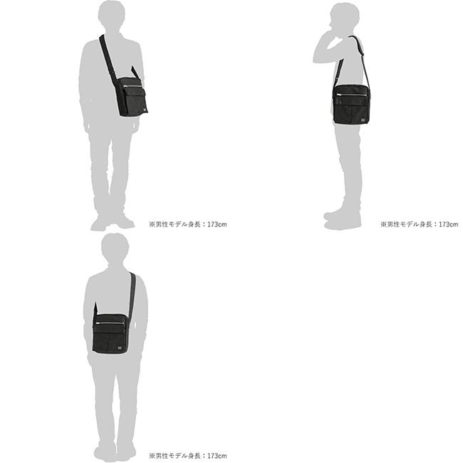 ポーター スモーキー ショルダーバッグ 592-26368 PORTER SMOKY 吉田カバン 日本製 軽量 縦型 斜めがけ メンズ レディース | SMOKY（PORTER） | 17