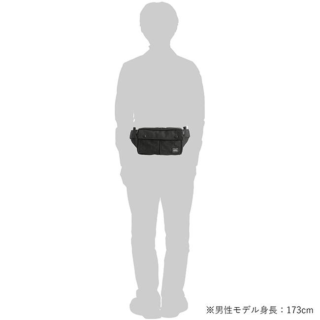 未使用級 PORTER スモーキー ウエストバッグ ボディバッグ 肩掛け SMOKY（PORTER） ポーター スモーキー ウエストバッグ 592-27507