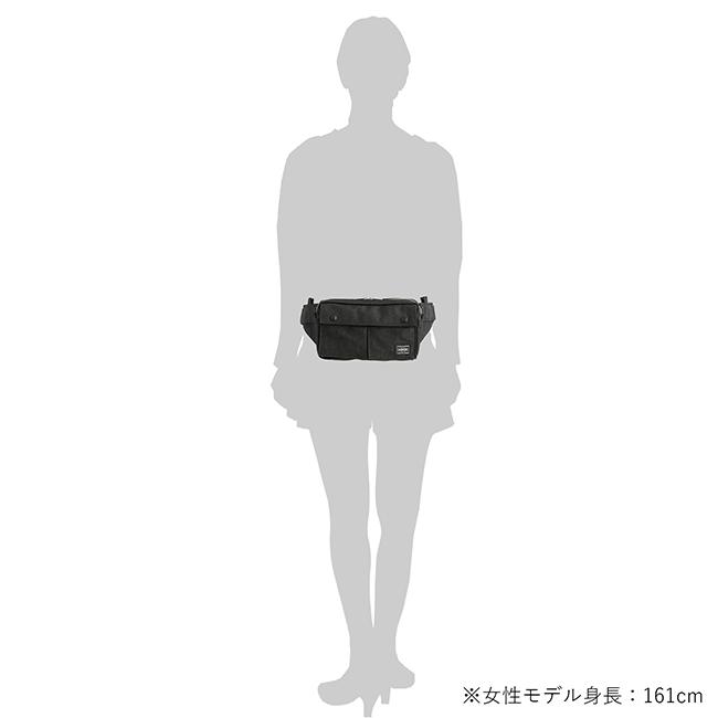 ✨人気✨ポーター　ウエストバッグ SMOKY スモーキー ブラック PORTER SMOKY / ポーター スモーキー WAIST BAG / ウエストバッグ 品番
