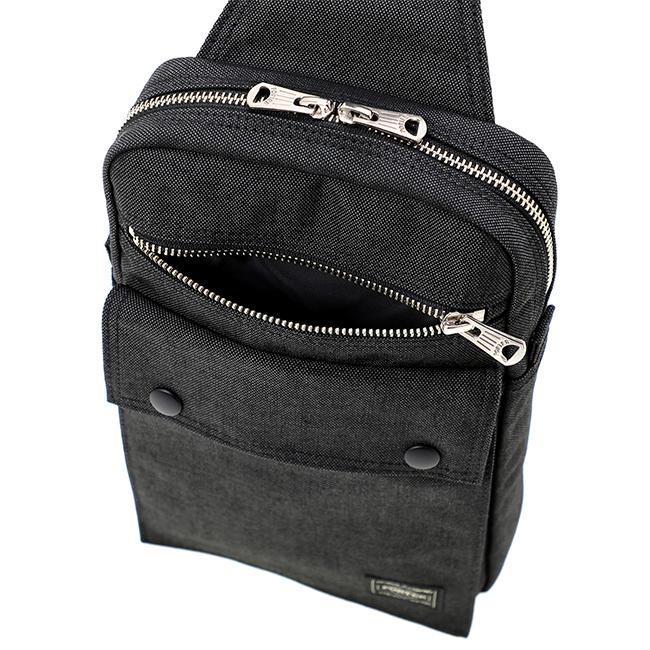 【新品同様】PORTER ポーター スモーキー ボディバッグ　07531 黒 楽天市場】ポーター スモーキー スリングショルダーバッグ 592-27531