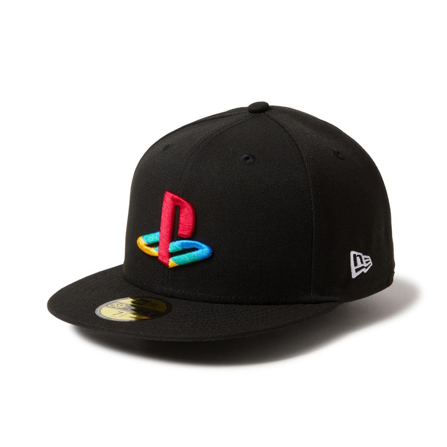 ニューエラ プレイステーション ファミリーマーク マルチカラー ベースボールキャップ フラットバイザー 帽子 NEW ERA 59FIFTY PlayStation | NEW ERA | 02
