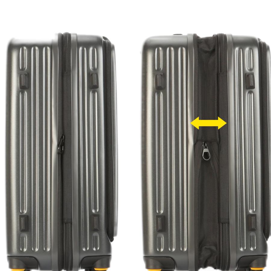 最大50% 9/22限定 5LAKES＆MT スーツケース Mサイズ 45L/54L フロント