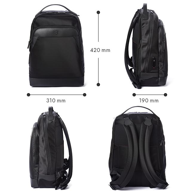 ビクトリノックス アロックスネロ ビジネスリュック 17L A4 PC収納 メンズ 通勤 出張 セットアップ Victorinox Alox Nero 611804 | VICTORINOX | 03