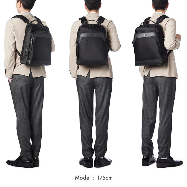 ビクトリノックス アロックスネロ ビジネスリュック 17L A4 PC収納 メンズ 通勤 出張 セットアップ Victorinox Alox Nero 611804 | VICTORINOX | 04