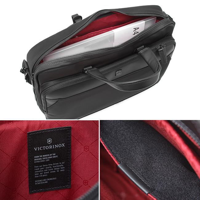 ビクトリノックス アロックスネロ ビジネスバッグ 2WAY ブリーフケース メンズ 通勤 自立 13L A4 ノートPC Victorinox Alox Nero 611805 | VICTORINOX | 08