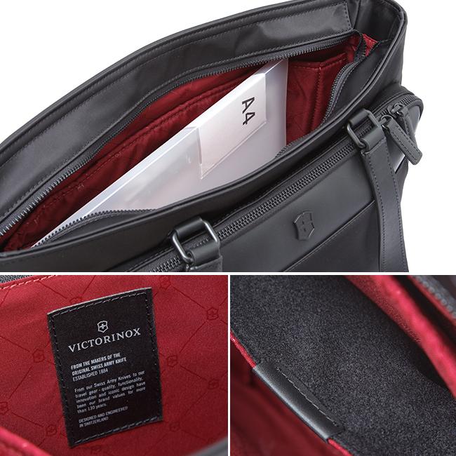 ビクトリノックス アロックスネロ ビジネスバッグ 2WAY トートバッグ メンズ 通勤 自立 肩掛け 16L A4 Victorinox Alox Nero 611807 | VICTORINOX | 08