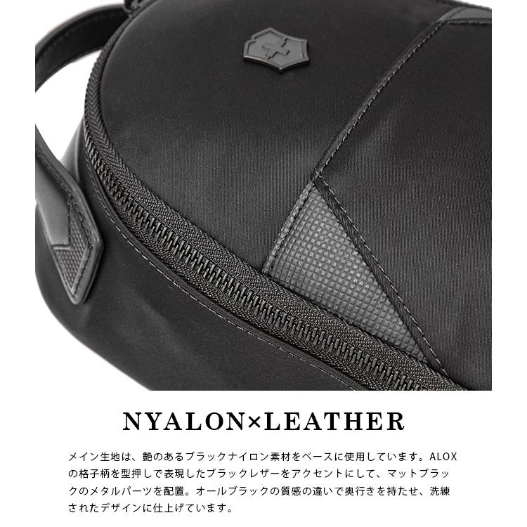 ビクトリノックス アロックスネロ スリングバッグ ワンショルダーバッグ 5L A5 Victorinox Alox Nero 611808｜selection｜06