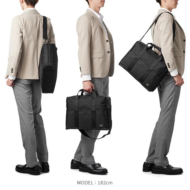 ポーター ステージ 2WAYブリーフケース(L) 620-07572 ビジネスバッグ メンズ 50代 40代 通勤 軽量 薄型 大容量 大きめ スリム 吉田カバン PORTER | STAGE（PORTER） | 08