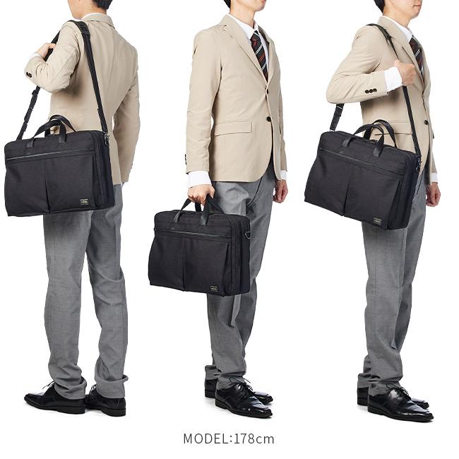 ポーター テンション 2WAYブリーフケース 627-17307 ビジネスバッグ メンズ 50代 40代 通勤 軽量 大容量 大きめ 吉田カバン PORTER | TENSION（PORTER） | 06