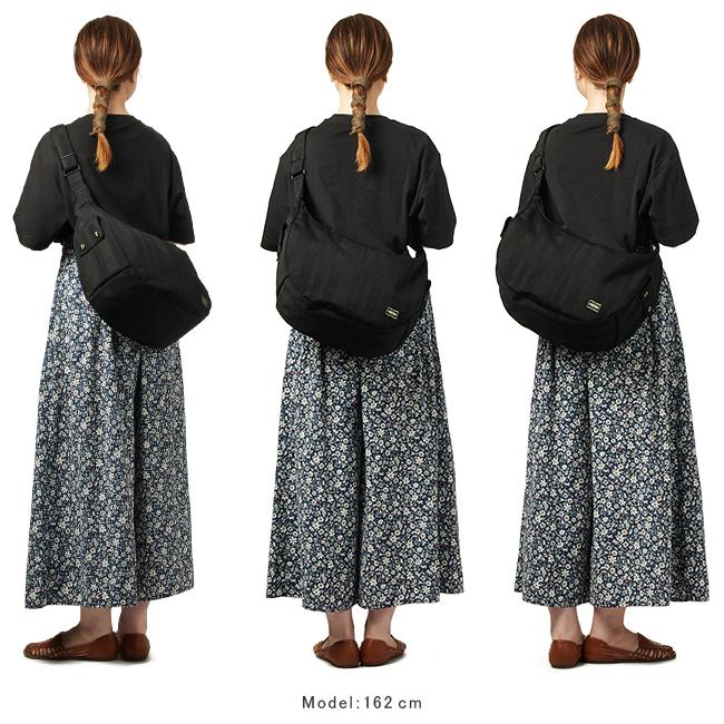 ポーター タンゴブラック ショルダーバッグ 638-07187 メンズ レディース ブランド 大きめ 斜めがけ 大容量 軽量 舟形 吉田カバン PORTER | TANGO BLACK（PORTER） | 05