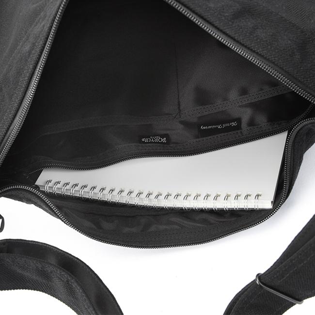 ポーター タンゴブラック ショルダーバッグ 638-07187 メンズ レディース ブランド 大きめ 斜めがけ 大容量 軽量 舟形 吉田カバン PORTER | TANGO BLACK（PORTER） | 08