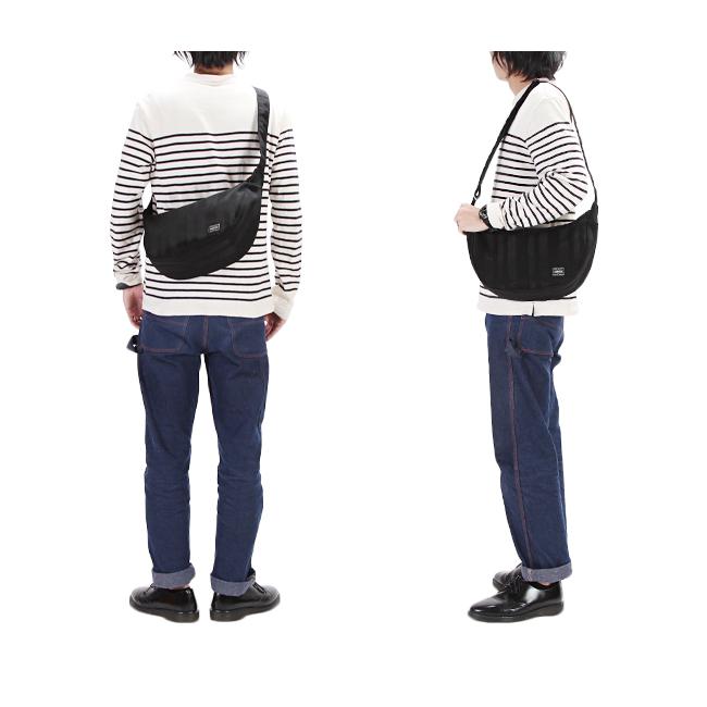 ポーター タンゴブラック ショルダーバッグ 638-07188 メンズ レディース ブランド 斜めがけ 軽量 舟形 吉田カバン PORTER | TANGO BLACK（PORTER） | 02