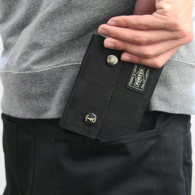 ポーター タンゴブラック レディースウォレット 638-07801 財布 二つ折り財布 メンズ レディース ブランド 吉田カバン PORTER TANGO BLACK | TANGO BLACK（PORTER） | 08