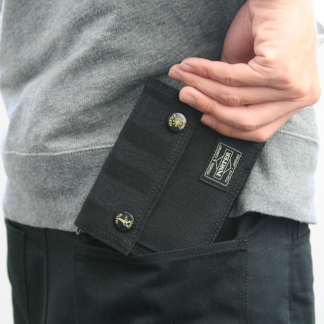 ポーター タンゴブラック ウォレット 638-07802 財布 三つ折り財布 軽量 メンズ レディース ブランド 吉田カバン PORTER TANGO BLACK | TANGO BLACK（PORTER） | 08