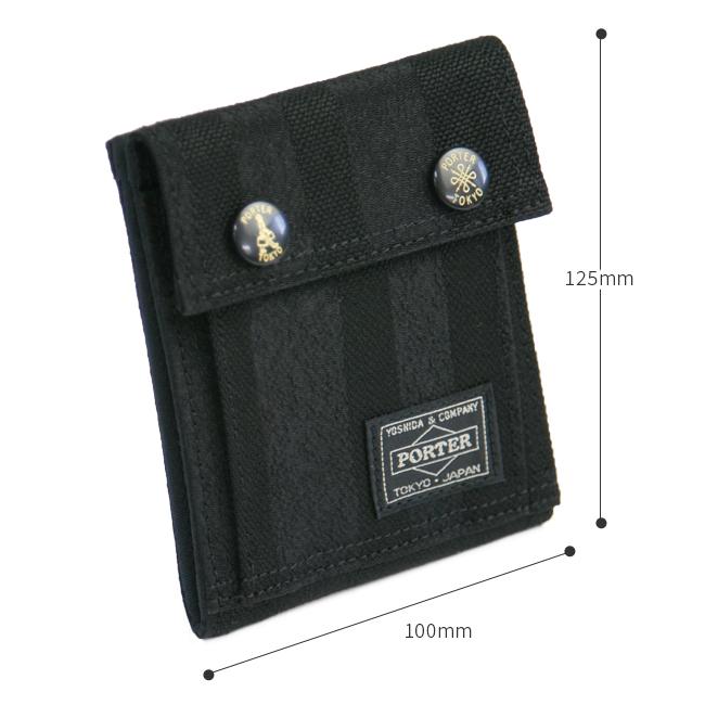 ポーター タンゴブラック ウォレット 638-07803 財布 二つ折り財布 縦型 メンズ レディース ブランド 吉田カバン PORTER TANGO BLACK | TANGO BLACK（PORTER） | 05
