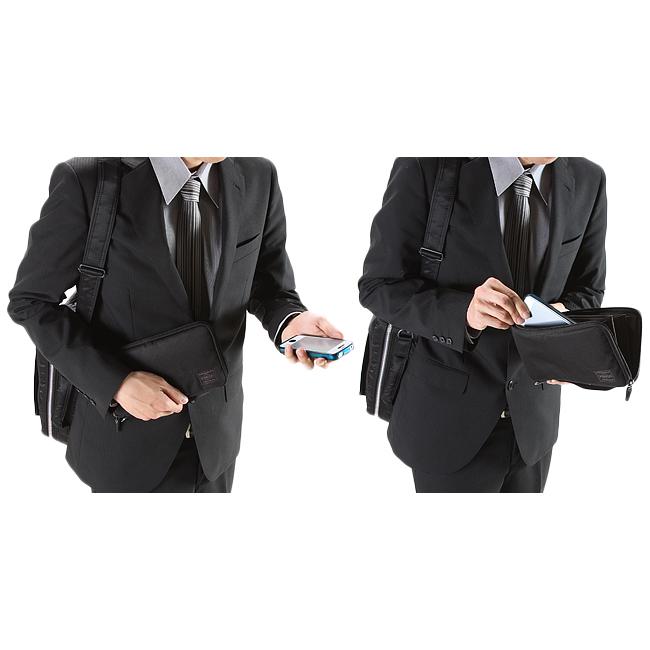 ポーター ディル トラベルウォレット 653-09110 PORTER DILL 吉田カバン 財布 長財布 ラウンドファスナー パスポートケース トラベルケース メンズ 日本製 | DILL（PORTER） | 02