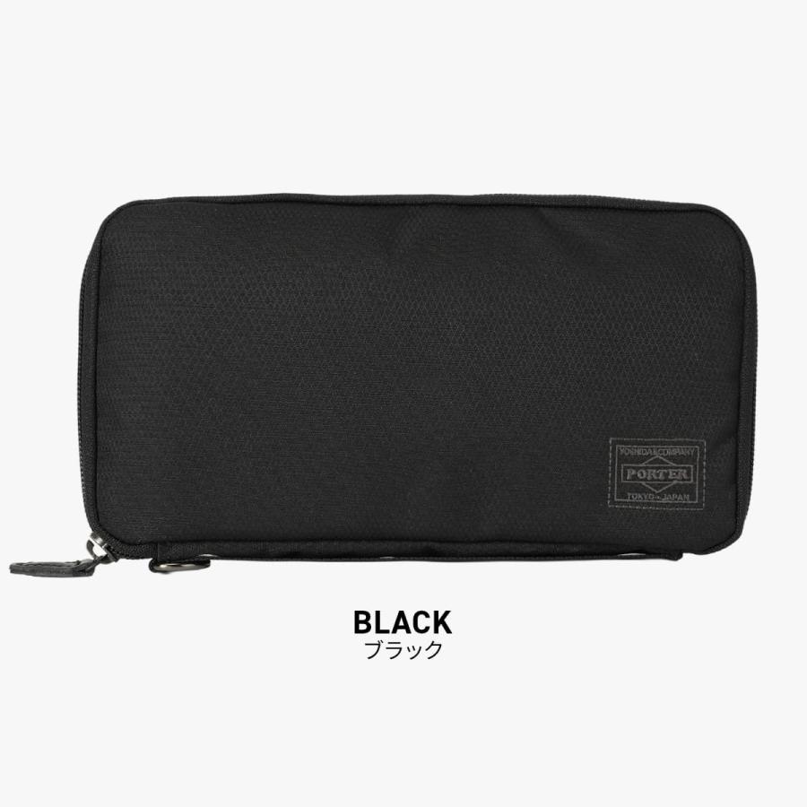 美品✨PORTER ポーター DILL ディル ラウンドファスナー 2つ折り財布 DILL（PORTER） ポーター ディル トラベルウォレット 653-09110 PORTER