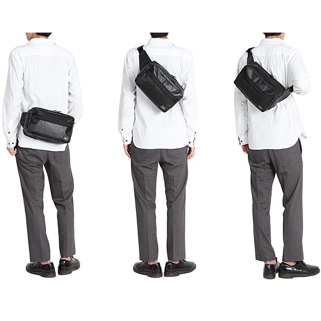 ポーター タクティカル ウエストバッグ 654-07074 ボディバッグ メンズ レディース ブランド 斜めがけ 軽量 防水 横型 横開き 吉田カバン PORTER | TACTICAL（PORTER） | 02