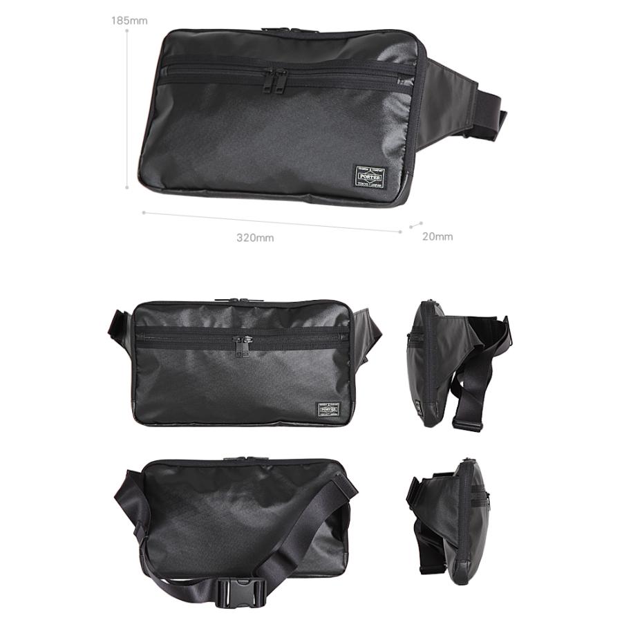 ポーター タクティカル ウエストバッグ 654-07075 ボディバッグ メンズ レディース ブランド スリム 斜めがけ 薄型 軽量 防水 横型 吉田カバン PORTER | TACTICAL（PORTER） | 02