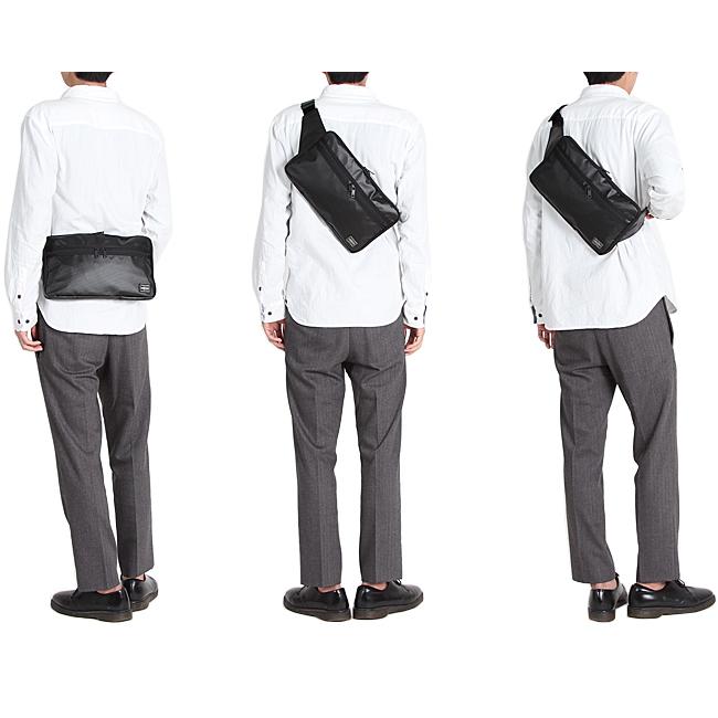 ポーター タクティカル ウエストバッグ 654-07075 ボディバッグ メンズ レディース ブランド スリム 斜めがけ 薄型 軽量 防水 横型 吉田カバン PORTER | TACTICAL（PORTER） | 03