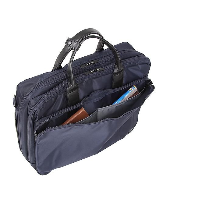 美品　PORTER TIME ビジネスバッグ3WAY ネイビー TIME（PORTER） ポーター タイム 3WAYブリーフケース 655-06166