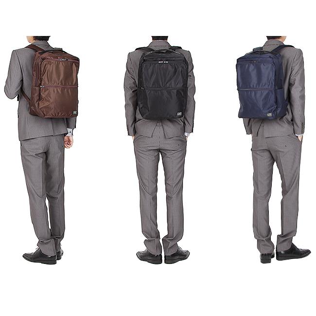 ポーター タイム デイパック 655-06169 ビジネスリュック メンズ 50代 40代 ビジネスバッグ 通勤 軽量 撥水 大容量 大きめ 吉田カバン PORTER | TIME（PORTER） | 04