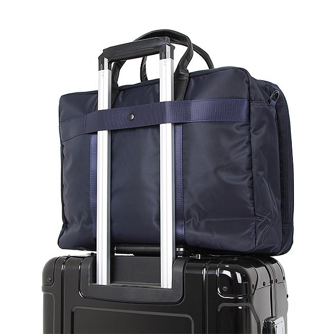 ポーター タイム 2WAYオーバーナイトブリーフケース(L) 655-08294 ビジネスバッグ メンズ 50代 40代 通勤 撥水 大容量 大きめ 吉田カバン PORTER | TIME（PORTER） | 11