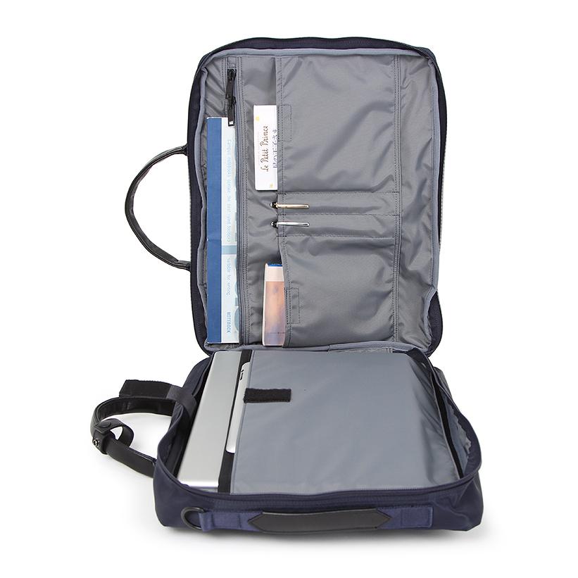 ポーター タイム 3WAYブリーフケース 655-08296 ビジネスバッグ メンズ 50代 40代 スリム 通勤 撥水 薄型 ブランド 吉田カバン PORTER | TIME（PORTER） | 08